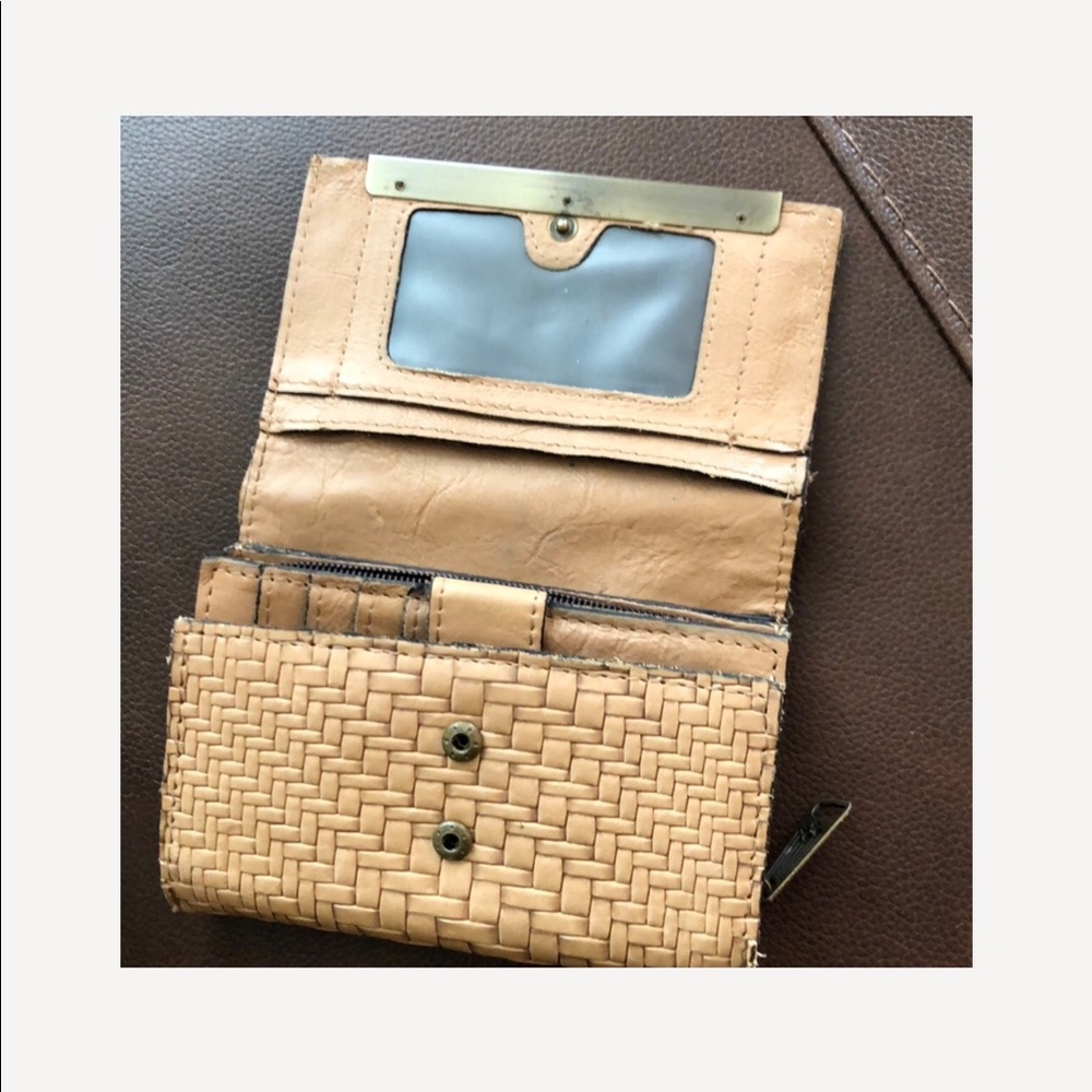 Patricia Nash basket weave wallet